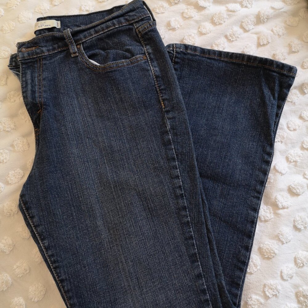 Levi's Women's 515 Boot Cut Jeans Size14 s/c dark blue (indigo)